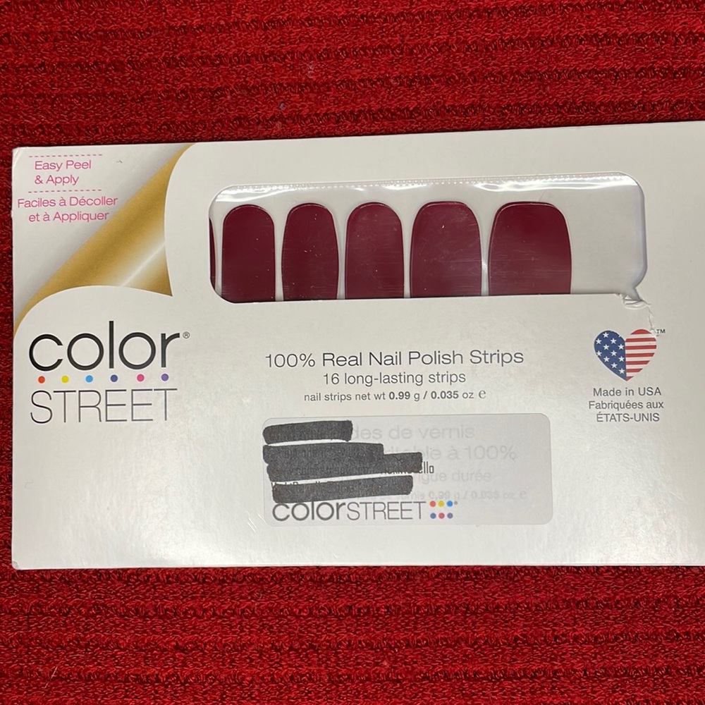 Color Street Nail Strips, New unopened pack, color is “London Calling”